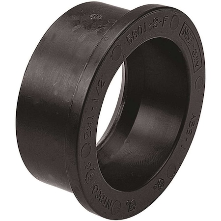 Nibco 4 in. x 3 in. ABS DWV Spigot x Hub Flush Bushing C58012FHD43